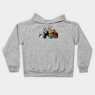 The Scarecrow and the Tin Man Kids Hoodie